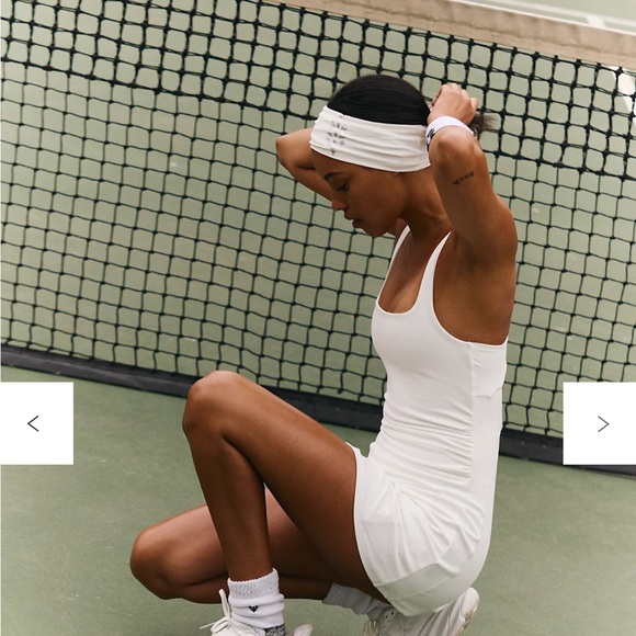 Free People Never Better White Athletic Tennis Dress in Small and Medium - Picture 3 of 7